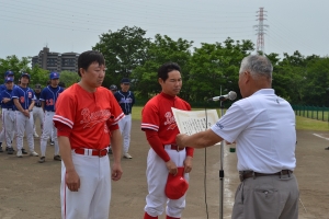 男子２部準優勝　かせんじきブラボーズ