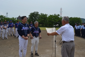 男子３部準優勝　ミッツ