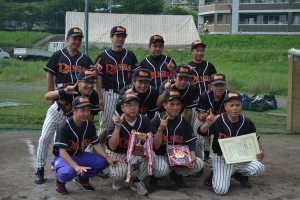 府中デビルズ　第2位　記念撮影