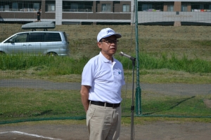 閉会の挨拶：府中市ソフトボール連盟石川会長