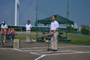 府中ソフトボール連盟会長挨拶