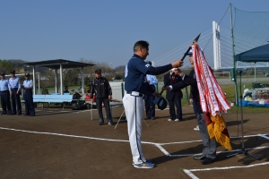 男子第1部優勝旗返還