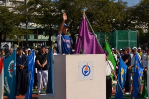 選手宣誓（ソフトボール連盟　リバティ主将　佐々木選手）