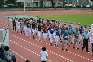 ソフトボール連盟入場行進２