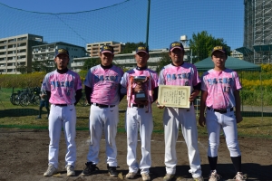 令和２年度秋季大会優勝　門馬工務店